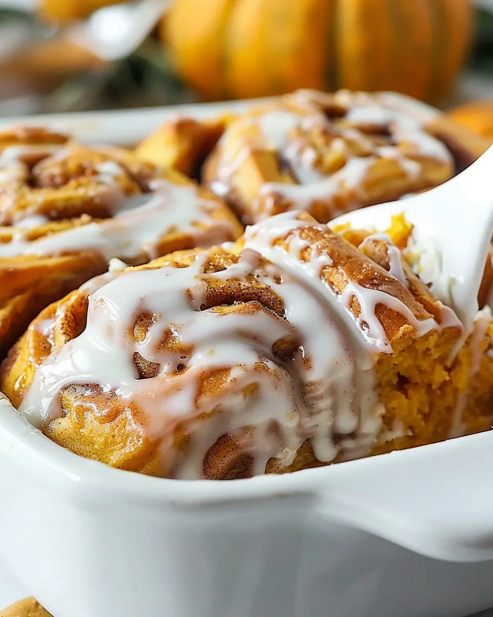 Pumpkin Cinnamon Rolls: Indulgent Treat for Cozy Mornings