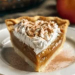 Apple Butter Pie with Cinnamon Whipped Cream