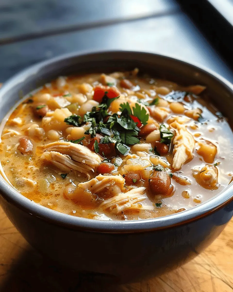 35-Minute White Cheddar Apple Chicken Chili You’ll Absolutely Love