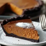 Simple Dark Chocolate Pumpkin Tart