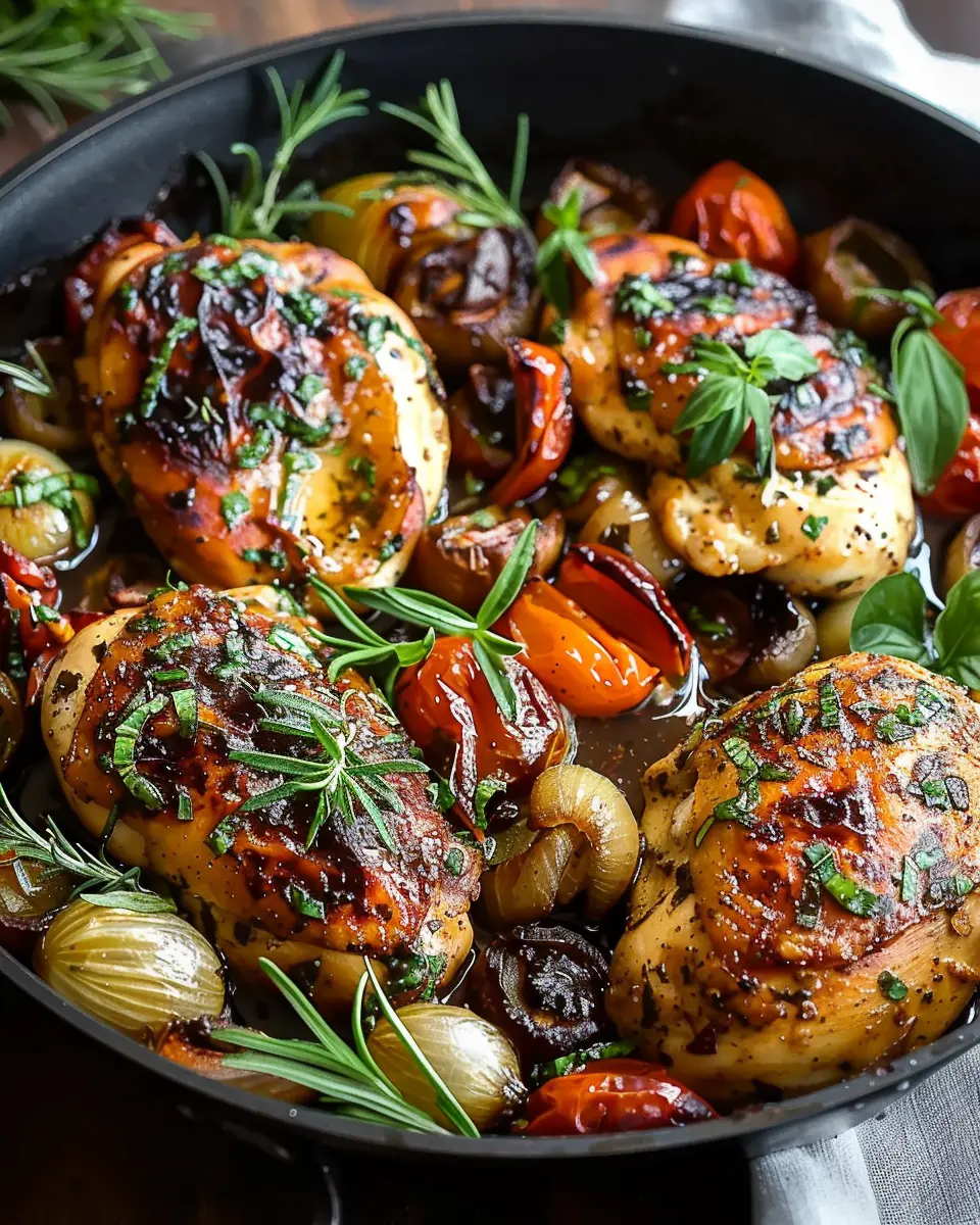 One Pan Balsamic Chicken