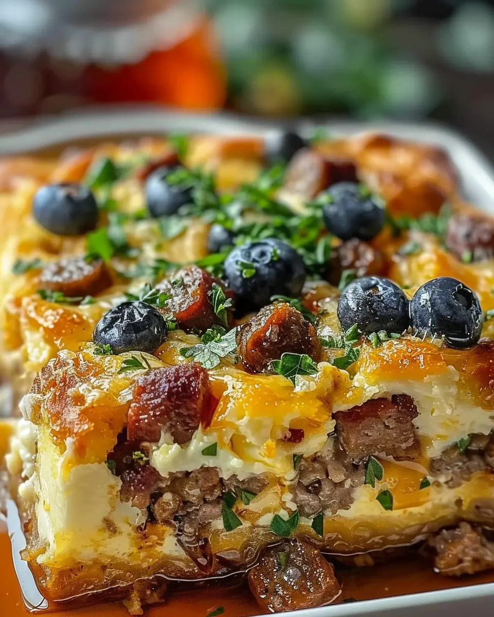 Indulgent Sweet Maple Sausage Breakfast Casserole Your Family Will Love