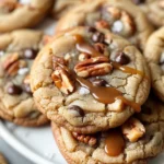 Irresistible Salted Caramel Pecan Chocolate Chip Cookies