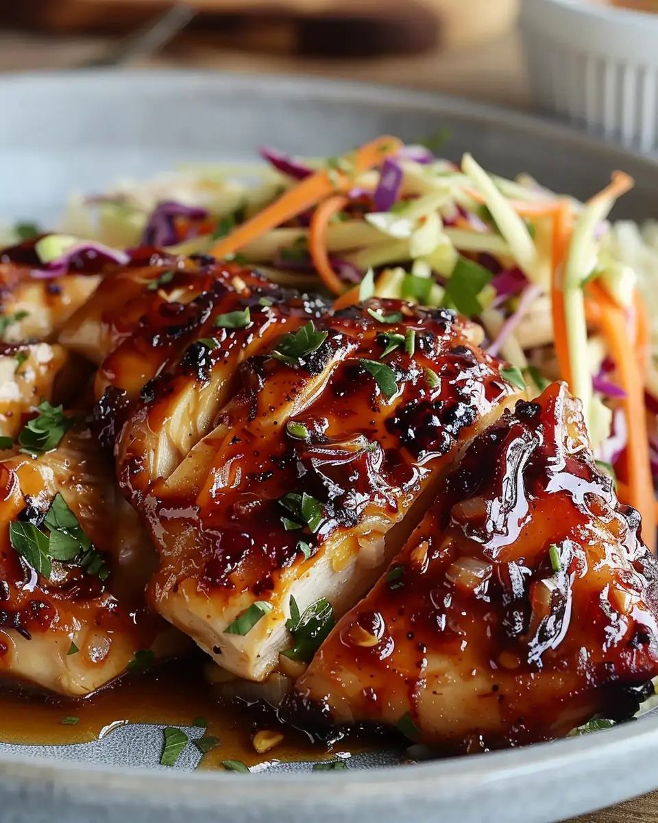 Why Sticky Apple Cider Chicken with Crisp Autumn Slaw Shines