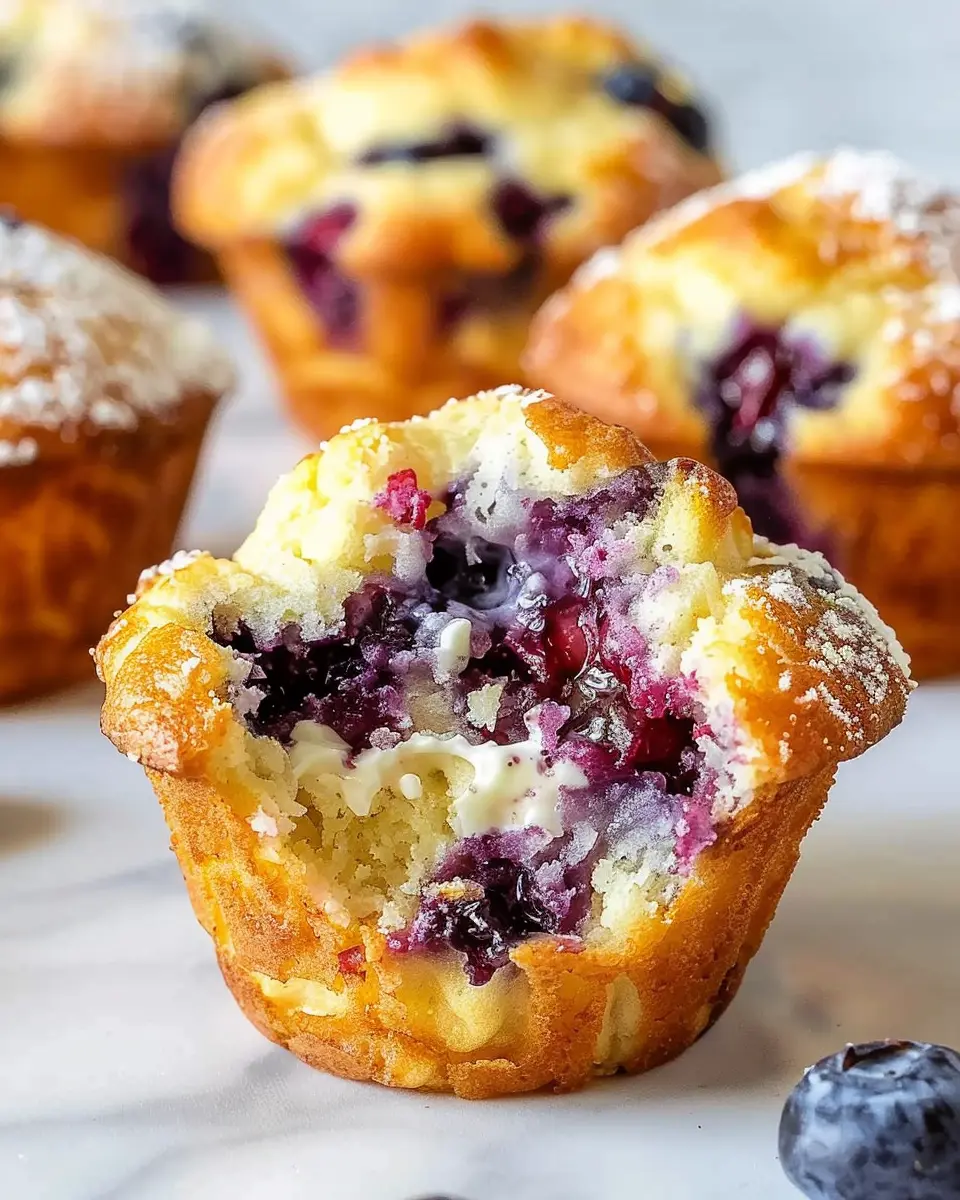 Blueberry Cream Cheese Muffins Recipe: The Best Morning Treat