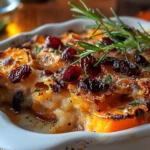 Sweet Potato & Cranberry Gratin