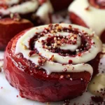 The Best Red Velvet Cinnamon Rolls