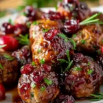 Christmas Cranberry Meatballs