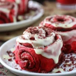 The Best Red Velvet Cinnamon Rolls