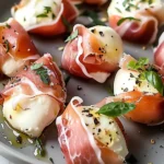 Prosciutto Wrapped Mozzarella Bites