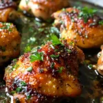 Garlic Parmesan Chicken Thighs