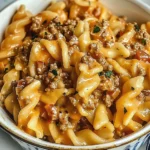 Stovetop Creamy Ground Beef Pasta Bliss for Cozy Nights