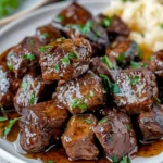 Irresistible Slow Cooker Garlic Butter Beef Bites for Cozy Dinners