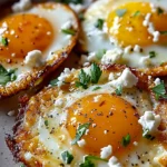 Crispy Feta Fried Eggs