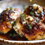Slow Cooker Chicken with Fig Jam and Goat Cheese