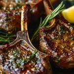 Juicy Garlic Butter Lamb Chops