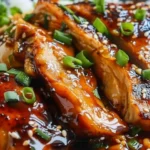 Caramelised Soy Chicken in Garlic Ginger Broth with Rice