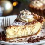 Christmas Eve Cinnamon-Vanilla Custard Pie