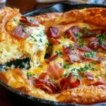 Savory Cheddar & Bacon Dutch Baby