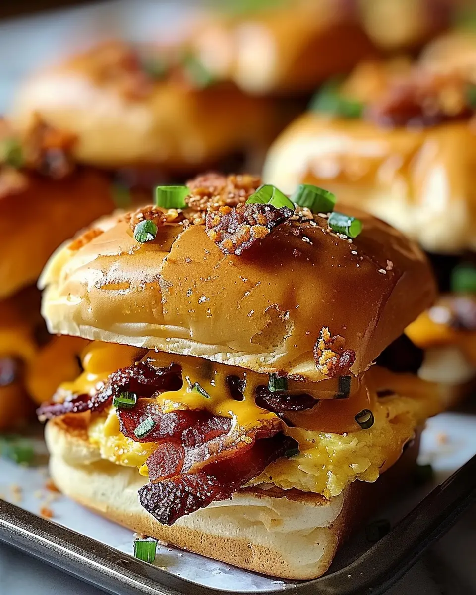 Crack Breakfast Sliders: Indulgent Turkey Bacon and Chicken Ham Treats