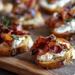 Million Dollar Bacon Crostini