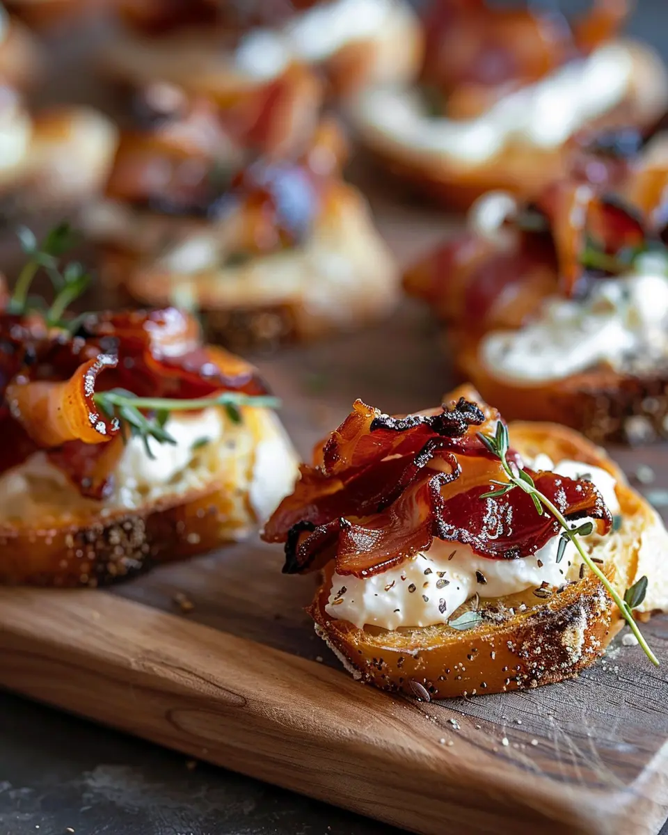 Million Dollar Turkey Bacon Crostini: Indulgent and Easy Treats