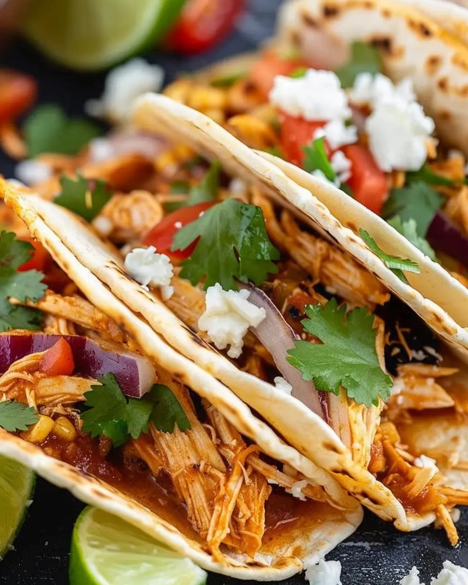Crockpot Chicken Tacos: Easy, Flavorful Family Dinner Delight