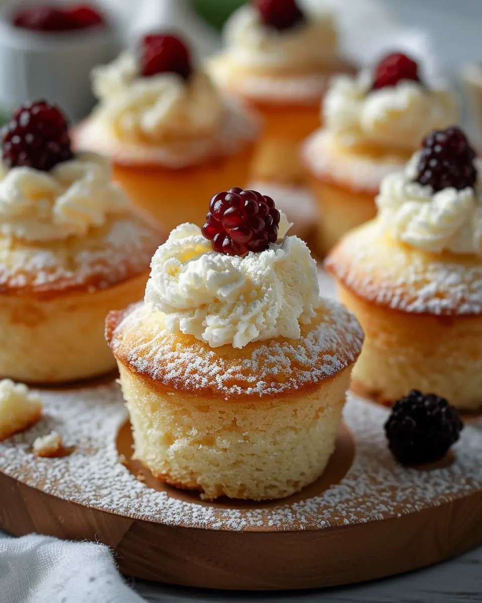 Fluffy Japanese Cotton Cheesecake Cupcakes: Easy Delightful Treats