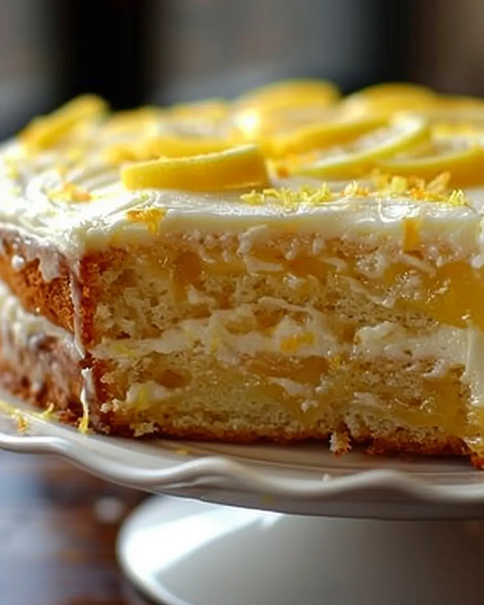 A Lemon Cake to Die For: The Best Recipe for zesty Bliss