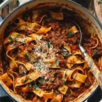 Dutch Oven Short Rib Ragu with Pappardelle