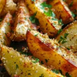 Baked Garlic Parmesan Potato Wedges