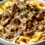 Crockpot Beef Stroganoff