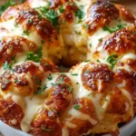 Chicken Alfredo Monkey Bread