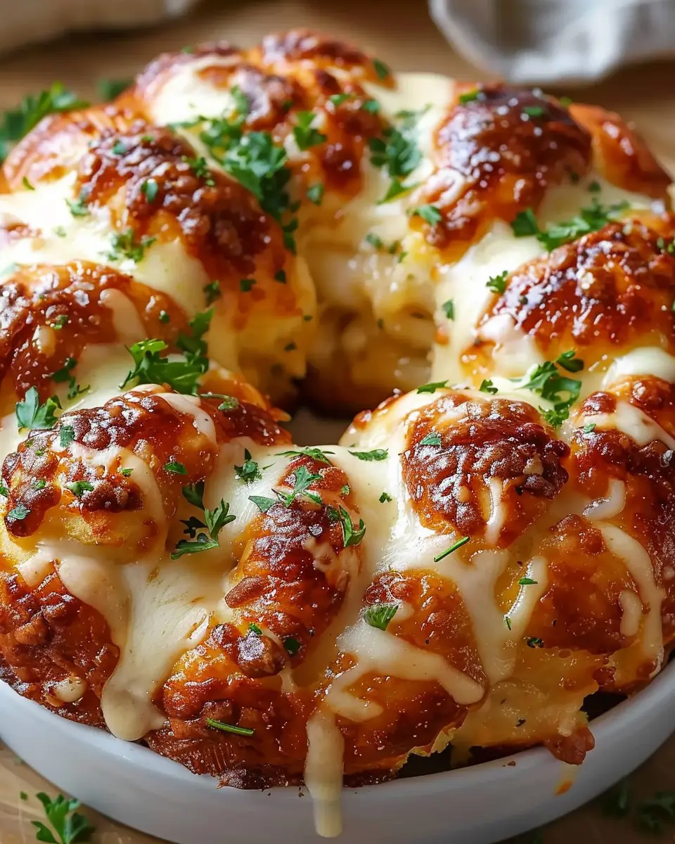 Chicken Alfredo Monkey Bread: Indulgent Comfort Food Delight