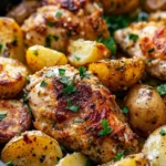 Garlic Parmesan Chicken and Potatoes