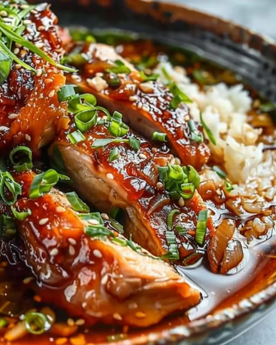 Caramelised Soy Chicken in Garlic Ginger Broth with Rice: Easy Comfort Cooking