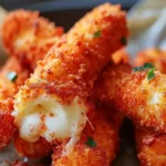 Hot Cheeto Mozzarella Sticks