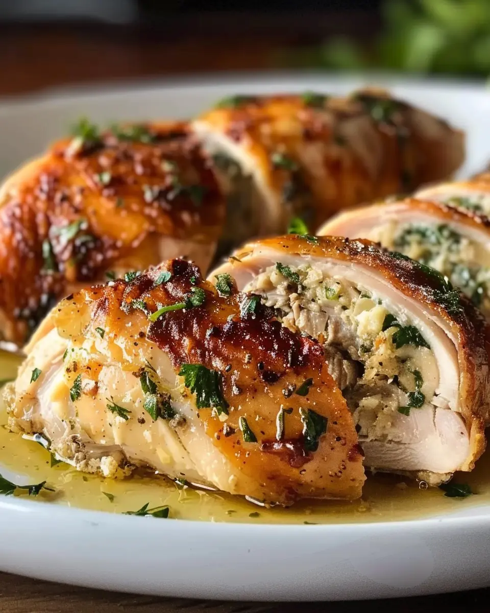 Ruth’s Chris Stuffed Chicken Copycat