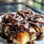 Gooey chocolate cinnamon rolls