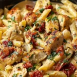 Simple Tuscan Chicken Pasta