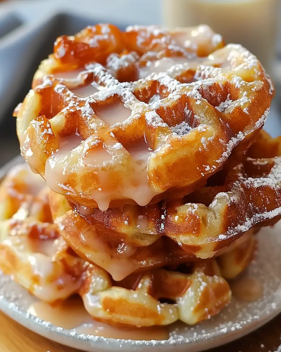 Apple Fritter Waffle Donuts: Indulgent Breakfast Delight at Home