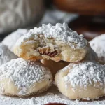 Buttery Pecan Snowball Cookies