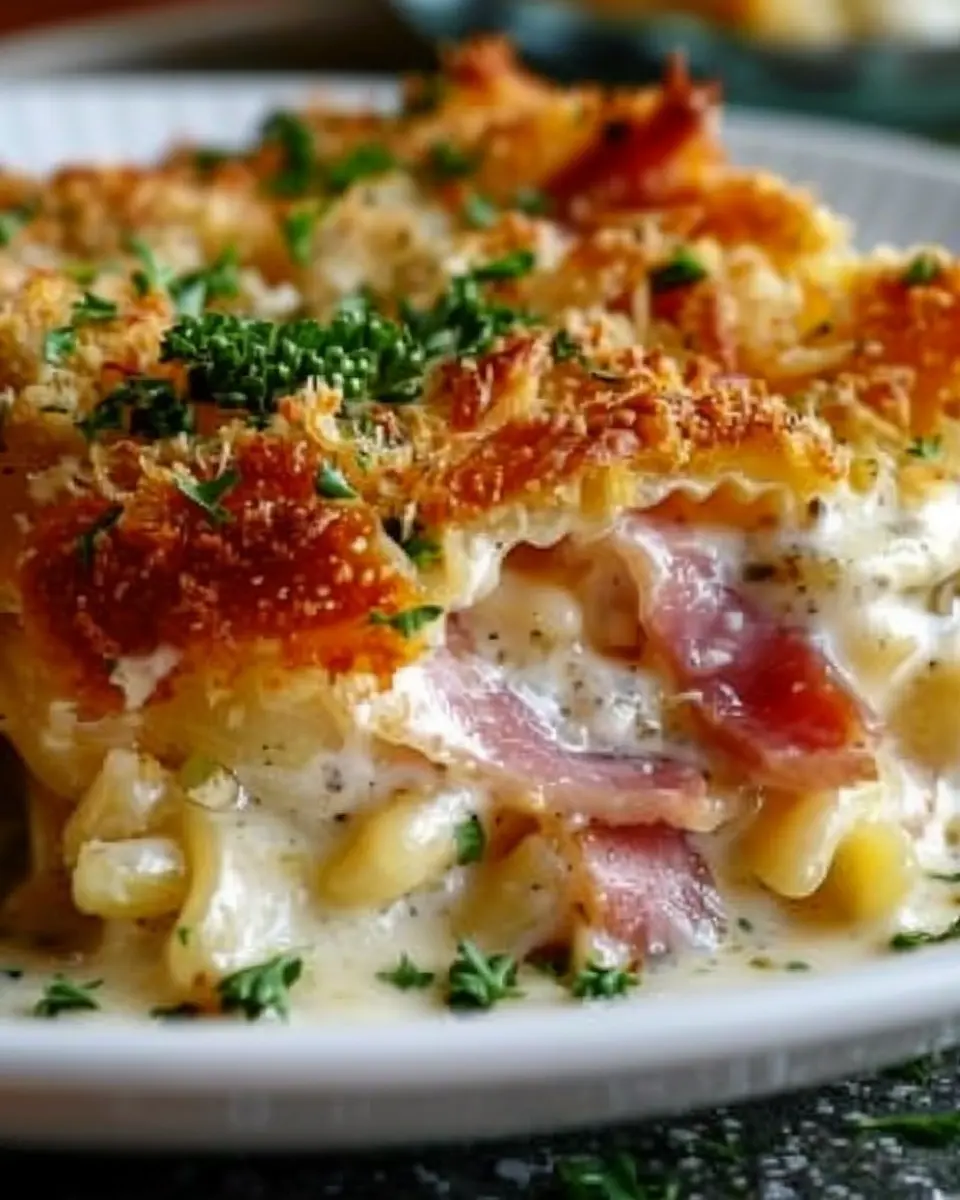 Delicious Easy Chicken Cordon Bleu Casserole Recipe with Turkey Bacon