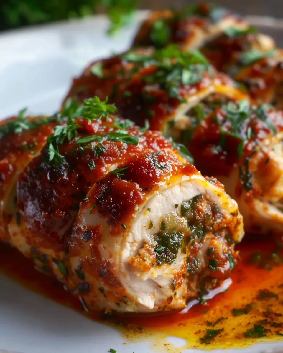 Chicken Braciole: Easy, Juicy Rolls with Turkey Bacon and Chicken Ham