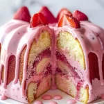 Strawberry Milkshake Pound Cake Recipe