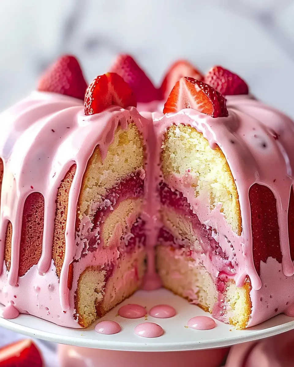 Strawberry Milkshake Pound Cake Recipe: A Delightfully Easy Treat
