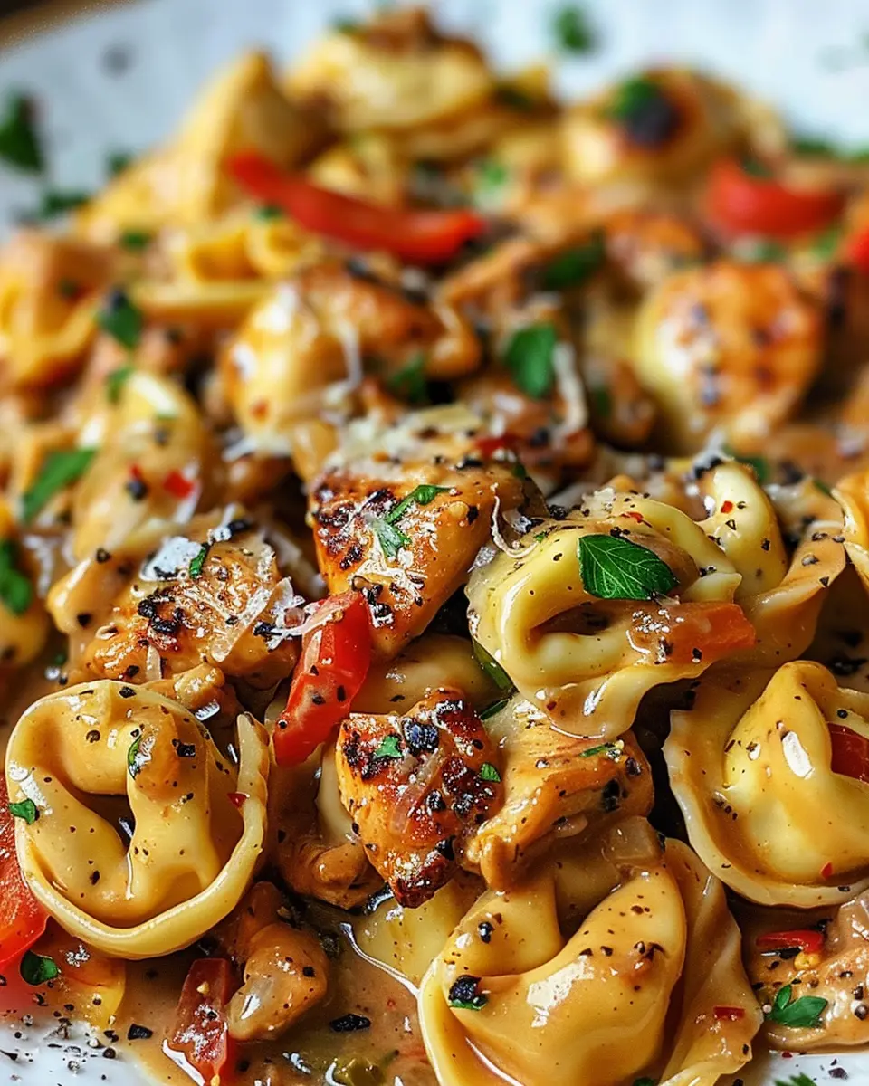 Cowboy Butter Garlic Chicken Tortellini: Indulgent Italian Delight