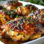 Delicious Garlic Butter Chicken Thigh Skillet Recipe