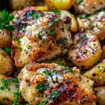 Garlic Parmesan Chicken and Potatoes