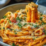 Amazing Creamy Tomato Garlic Pasta